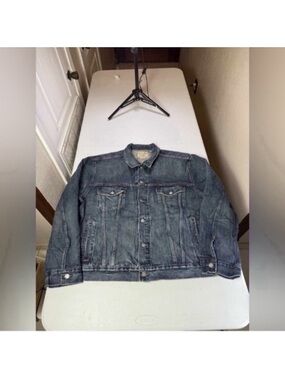 New Polo Ralph Lauren Blue Core Replen Long Sleeve Collared
Trucker Jacket 2XB
